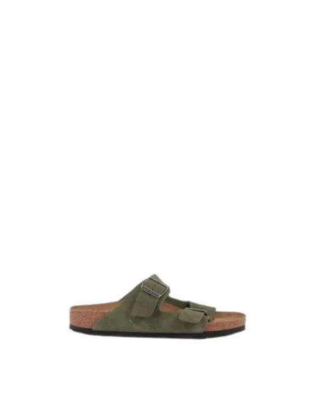 Klapki Birkenstock brązowe