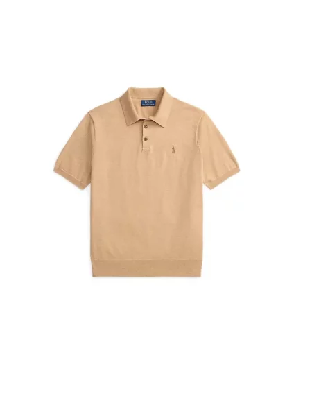 Koszulka polo Polo Ralph Lauren brązowa
