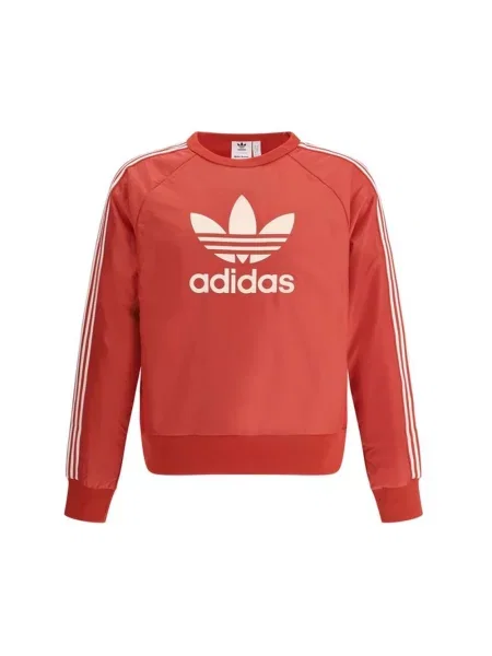 Bluza nierozpinana Adidas ze ściągaczem czerwona
