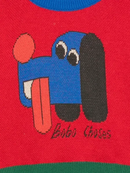 Sweter dziecięcy Bobo Choses czerwony