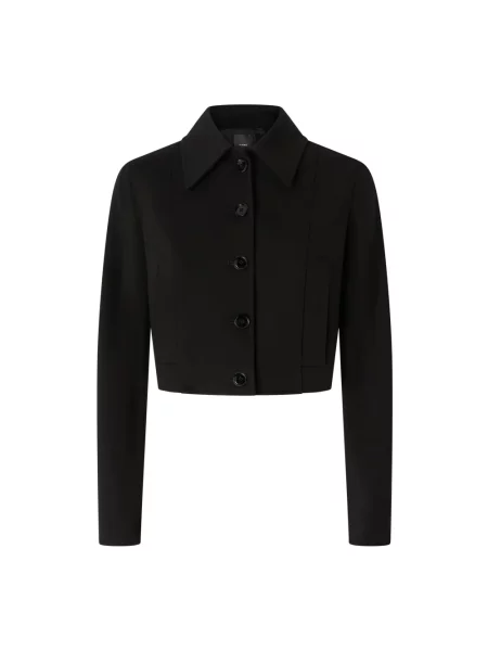 Krótka kurtka Pinko ze stretchu czarna