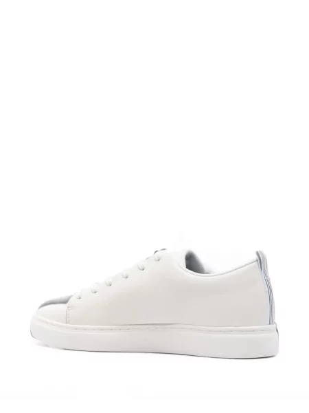 Sneakerși Paul Smith din piele cu imagine alb