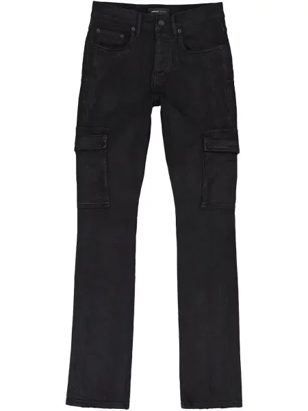 Blugi evazați Purple Brand evazate negru