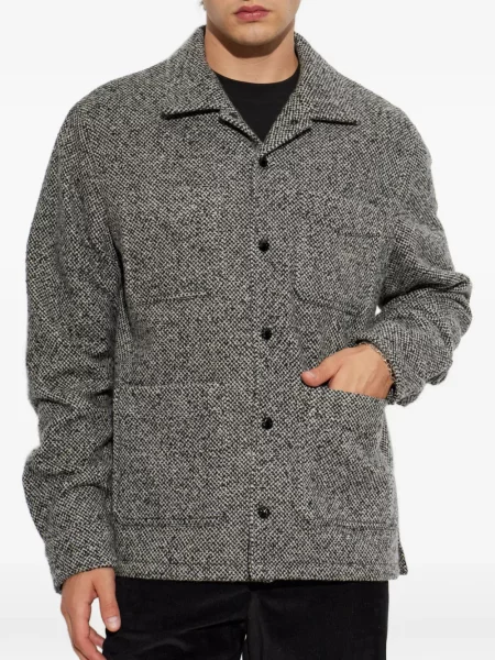 Geacă cămașă Moncler gri