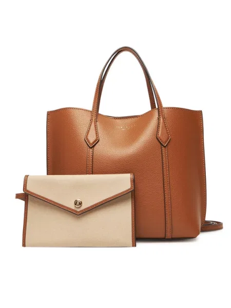 Ročna torba Tory Burch Perry rjava