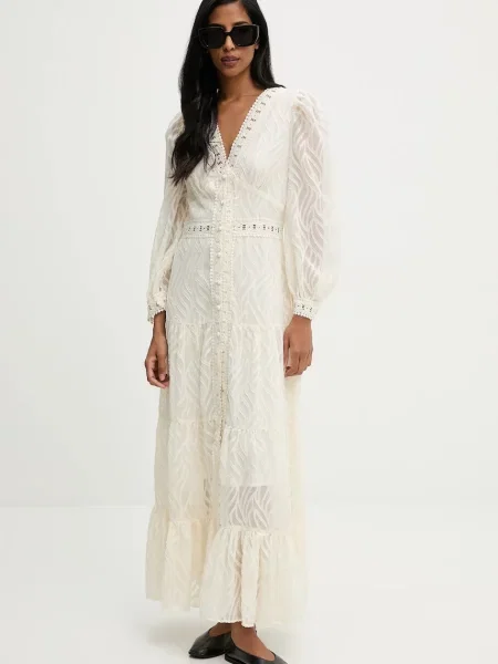 Answear.LAB rochie maxi evazati alb