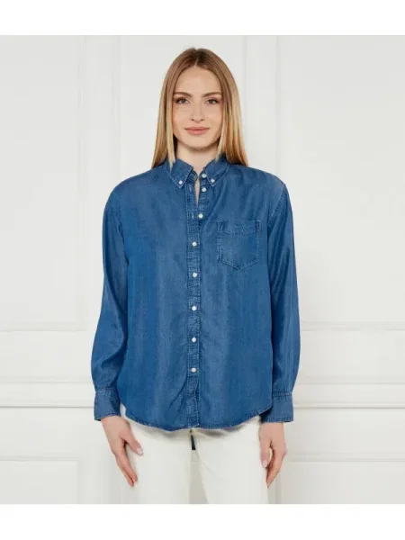 Gant Cămașă | Relaxed fit albastru