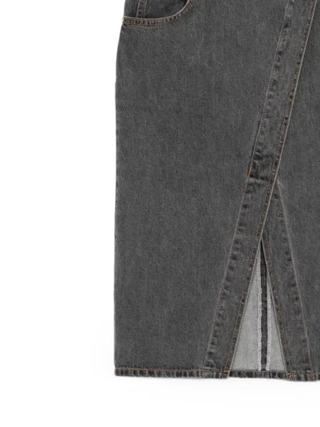 Fustă din denim Pushbutton gri