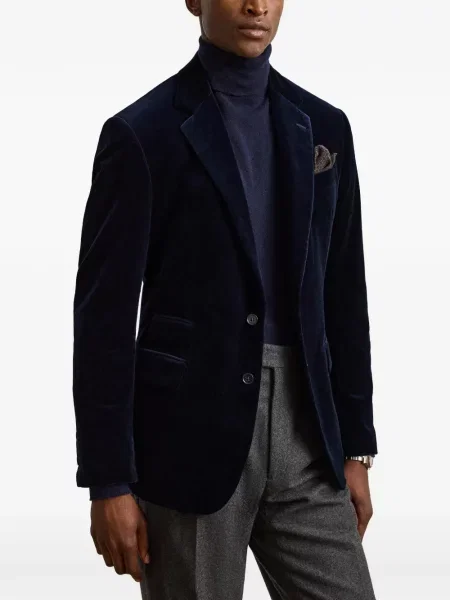 Blejzer Ralph Lauren Purple Label od samta plava