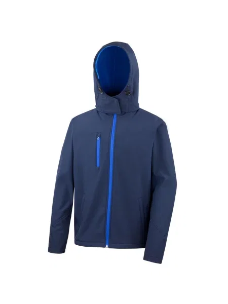 Kurtka Softshell Z Kapturem Core Lite niebieska