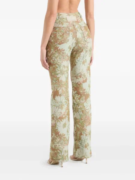 Blugi Manière De Voir cu model floral verde