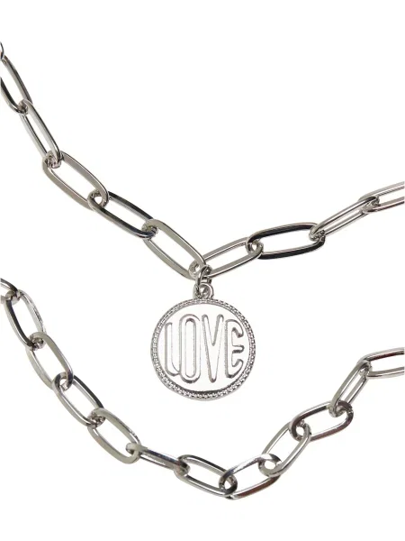 Colier Urban Classics argintiu