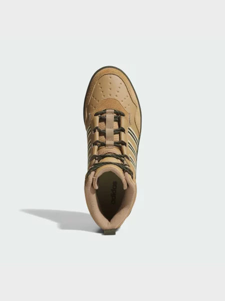 Повседневные кроссовки Adidas Hoops коричневые