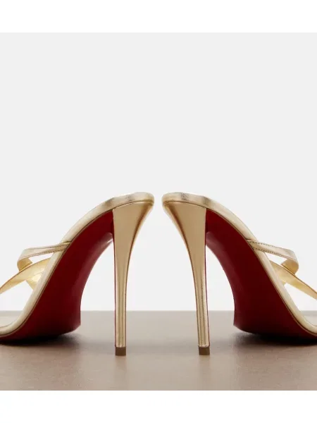 Papuci tip mules Christian Louboutin din piele