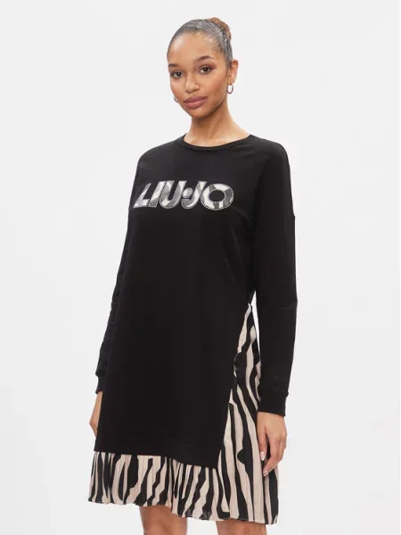 Obleka maxi obleka Liu Jo črna