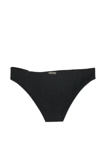 Bikini Heidi Klein cu model piele de șarpe negru