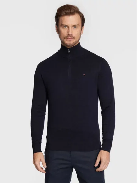 Tommy Hilfiger Džemper Tamnoplava