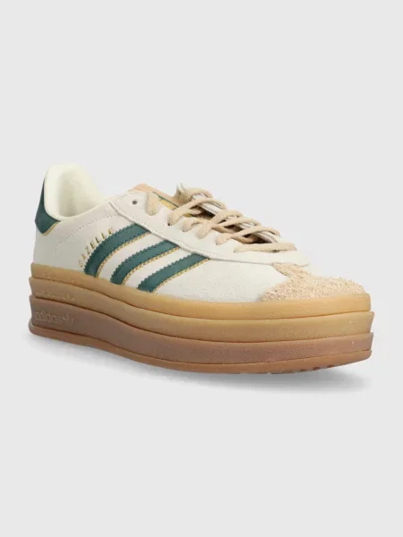 Adidas Originals sneakersy zamszowe Gazelle Bold beżowy