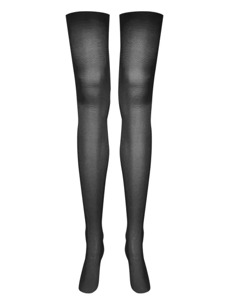 Ciorapi Maison Close transparente negru