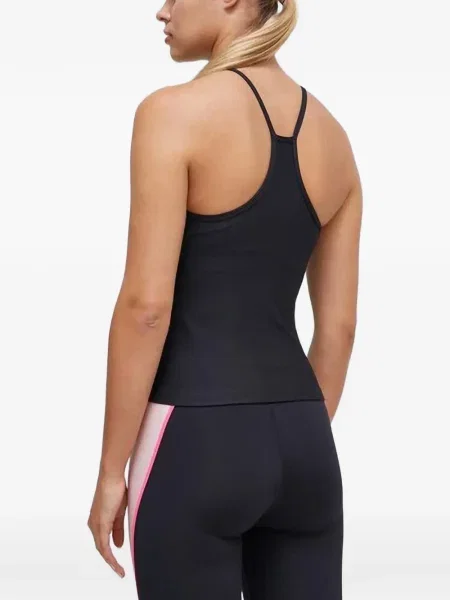 Top Casall cu gât halter negru