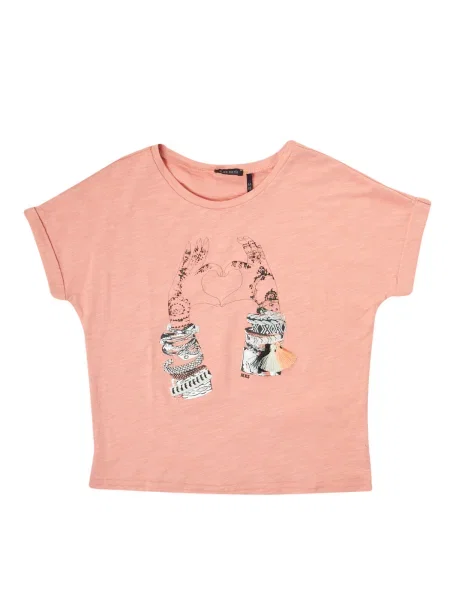 Tricou copii Ikks roz
