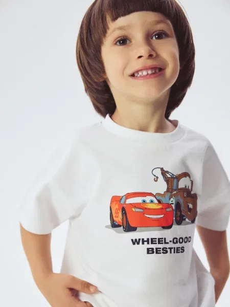 Reserved футболка Cars білий