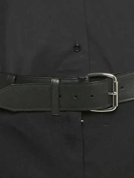 Krótka sukienka koszulowa Alexander Wang czarna