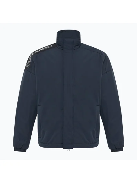 Мъжко яке Emporio Armani Train Logo Series Tape Eco Down armani blue синьо