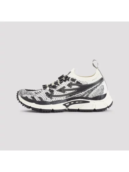 Dzianinowe sneakersy Off-white białe