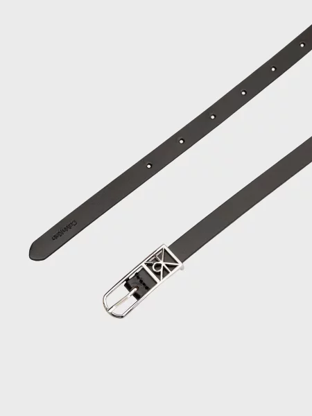 Кожаный ремень Calvin Klein черный