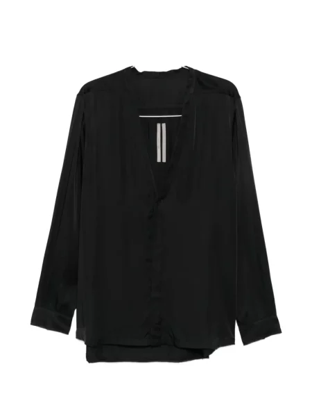 Bluză Rick Owens cu decolteu în V negru