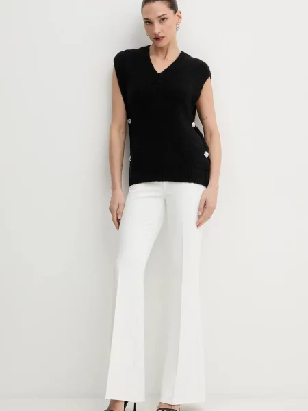 Morgan kamizelka z domieszką wełny MPLUIE MPLUIE czarny