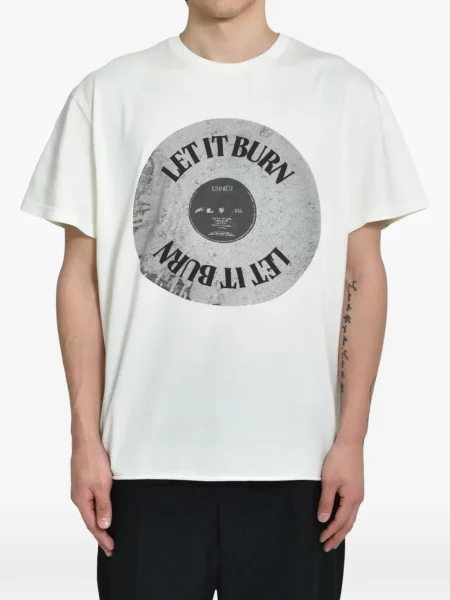 Tricou Cedarwood cu imagine alb