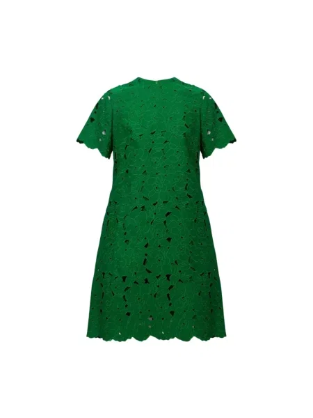 Mała mały sukienka mini Erdem w kwiatki zielona