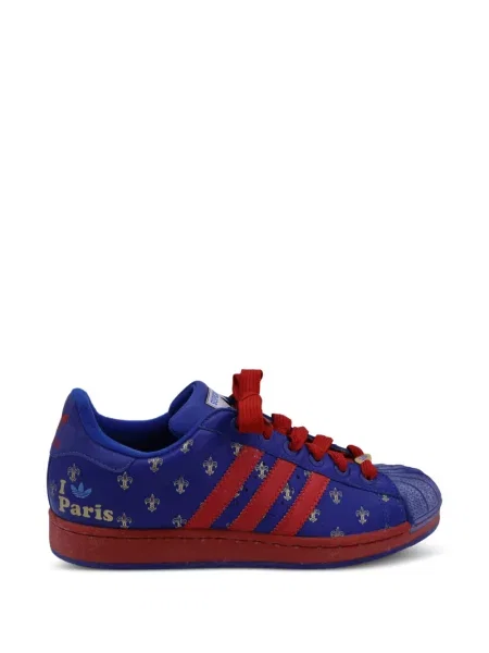 Top Adidas cu dungi cu imagine lung alb