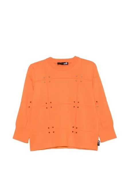 Pulover Love Moschino portocaliu