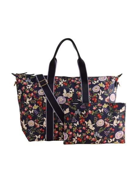 Cath Kidston Geantă de călătorie nisipiu / bleumarin / kiwi / mov lavandă verde