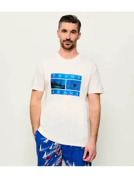 Tommy Jeans Tricou alb