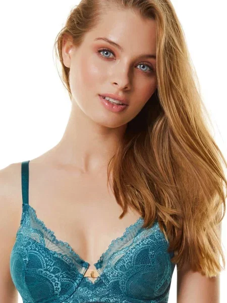 Бюстгальтер с плотной чашкой зелений