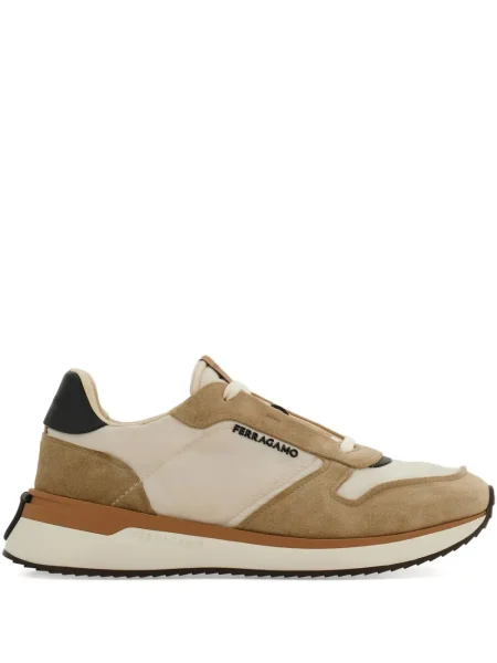 Sneakerși Ferragamo din piele de căprioară