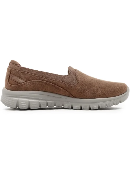 Slip on félcipő Skechers szürke