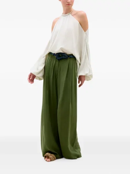 Pantaloni Silvia Tcherassi verde