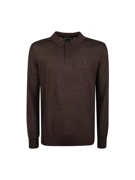 Sweter Michael Kors wełniany brązowy