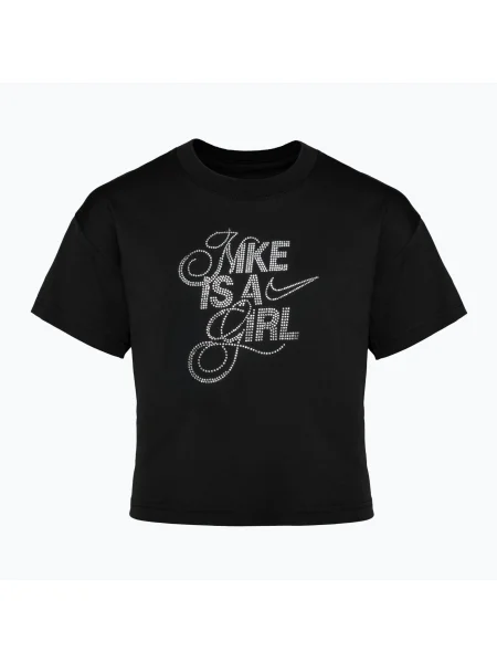 Детска тениска Nike Sportswear black черно