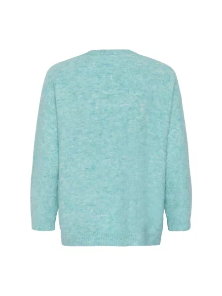 Dzianinowy sweter Saint Tropez niebieski
