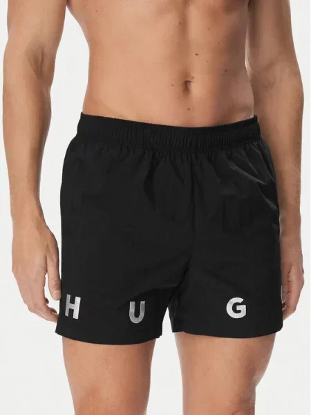 HUGO Pantaloni scurți pentru înot Azuri negru