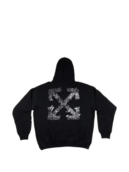 Hanorac cu glugă Off-white alb