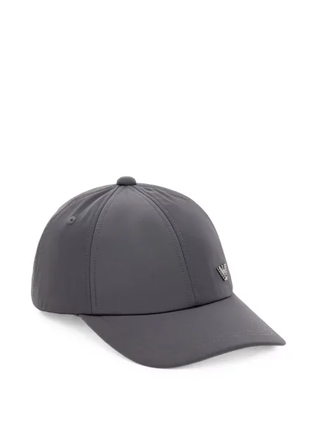 Șapcă Emporio Armani cu autograf gri