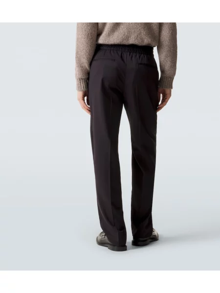 Pantaloni Brioni de lână maro