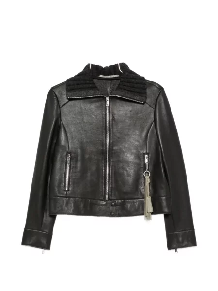 Geanta de piele The Jackie Leathers negru